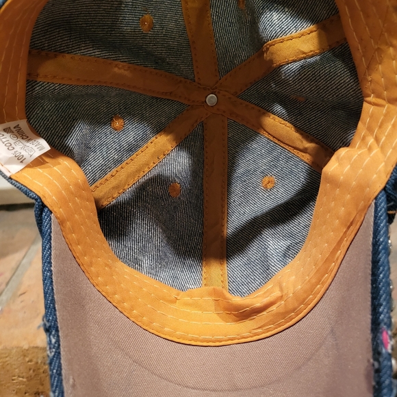 'BOSS' Sparkle Bling ✨️ Distressed Denim Hat - Picture 6 of 8